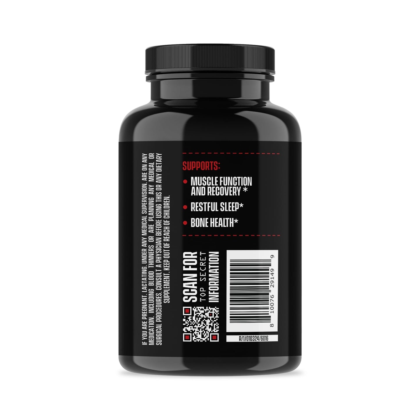 Jocko Fuel Magnesium Complex Supplement - Magnesium Glycinate, Citrate, & Taurate Capsules Dietary Supplement for Muscle Recovery & Relaxation, Heart, Nerve, Bone Support, & Sleep 30-Day Supply - Maple Wellness Supplements