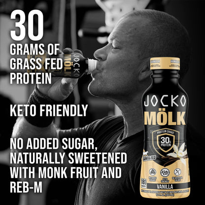 Jocko Fuel Protein Shake Bundle - Vanilla and Chocolate (24 Count) - Maple Wellness Supplements
