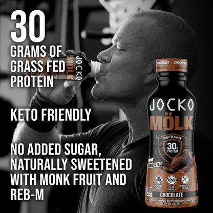 Jocko Fuel Protein Shake Bundle - Vanilla and Chocolate (24 Count) - Maple Wellness Supplements