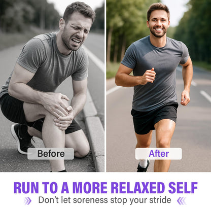 Joint Purple Gel, Fast-Absorbing Soothing Relief Massage Gel with Natural Extracts, Support Muscle, Joint, Shoulder, Knee, Back, Lumbar & Muscle Stiffness - Maple Wellness Supplements
