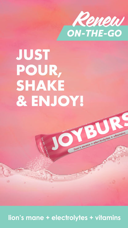Joyburst Sugar Free Electrolytes Powder Packets, Instant Hydration Drink Mix Sticks, Variety Pack (10 Watermelon, 10 Strawberry Lemonade), Rehydrate On-The-Go - Maple Wellness Supplements