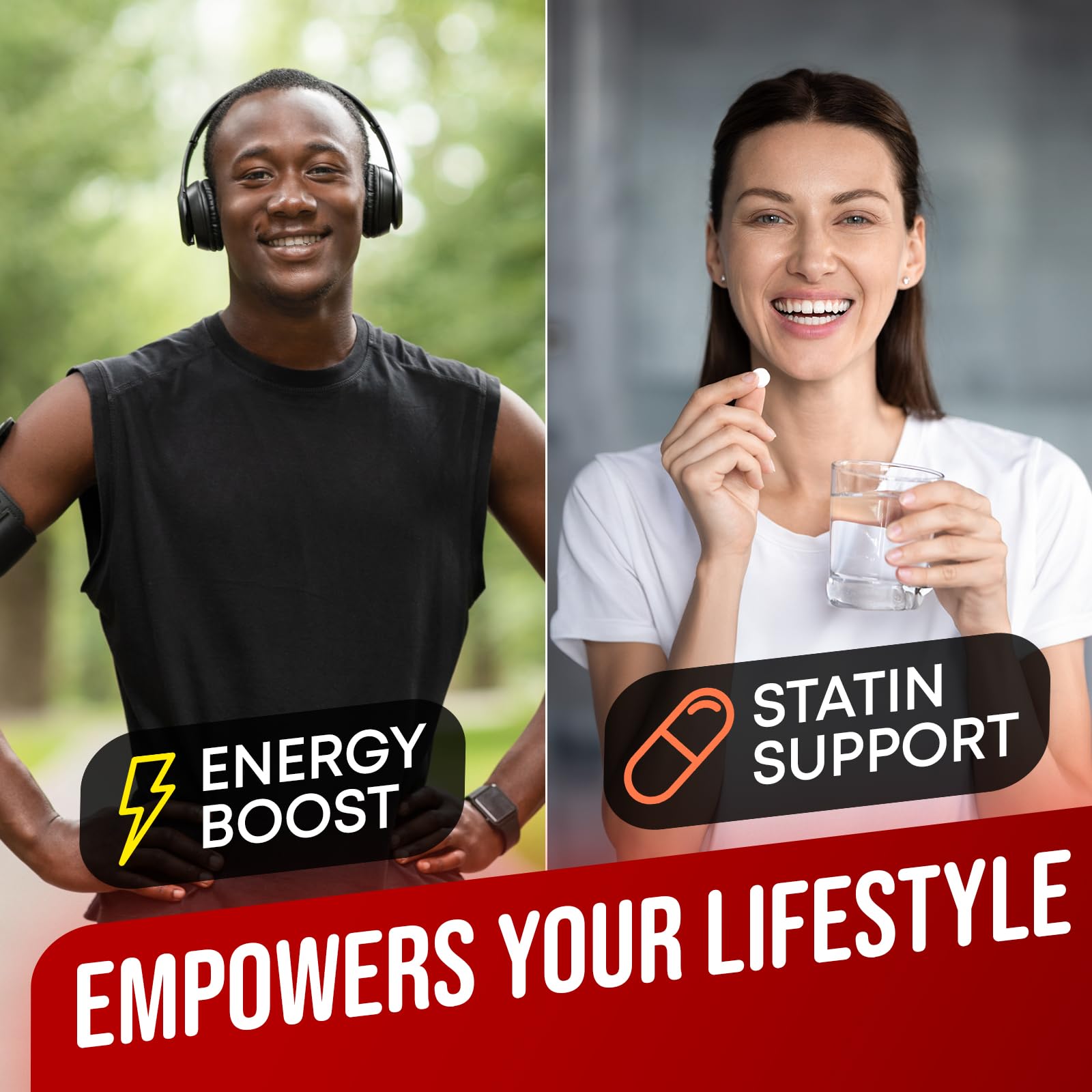 JOYLI Nutrition 2 Pack CoQ10 500mg - High Absorption Coenzyme Q10 Supplement - Co Q 10 for Energy & Vitality - Alternative to CoQ10 400mg & 300mg - 240 Softgels - Maple Wellness Supplements