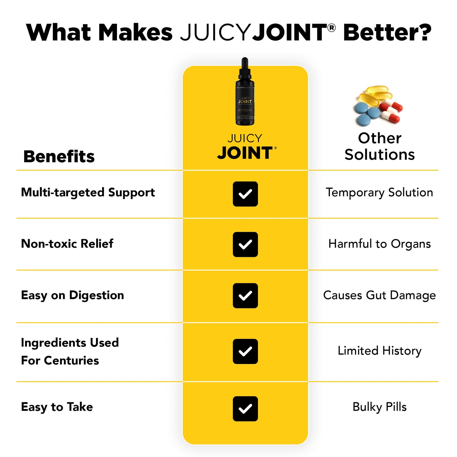 Juicy Joint by Plants Basically – Joint Support Supplement for Mobility, Relief & Recovery | - Maple Wellness Supplements