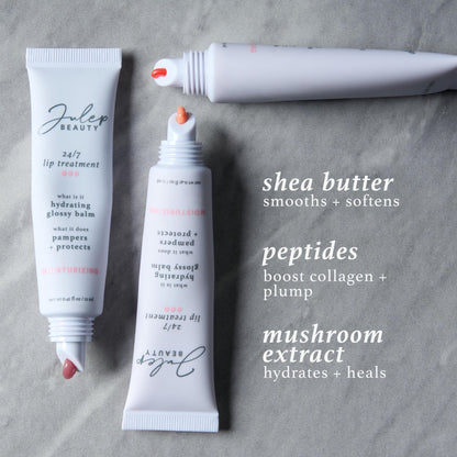Julep 24/7 Lip Treatment – Hydrating & Glossy Lip Balm and Lip Sleeping Mask with Shea Butter - Maple Wellness Supplements