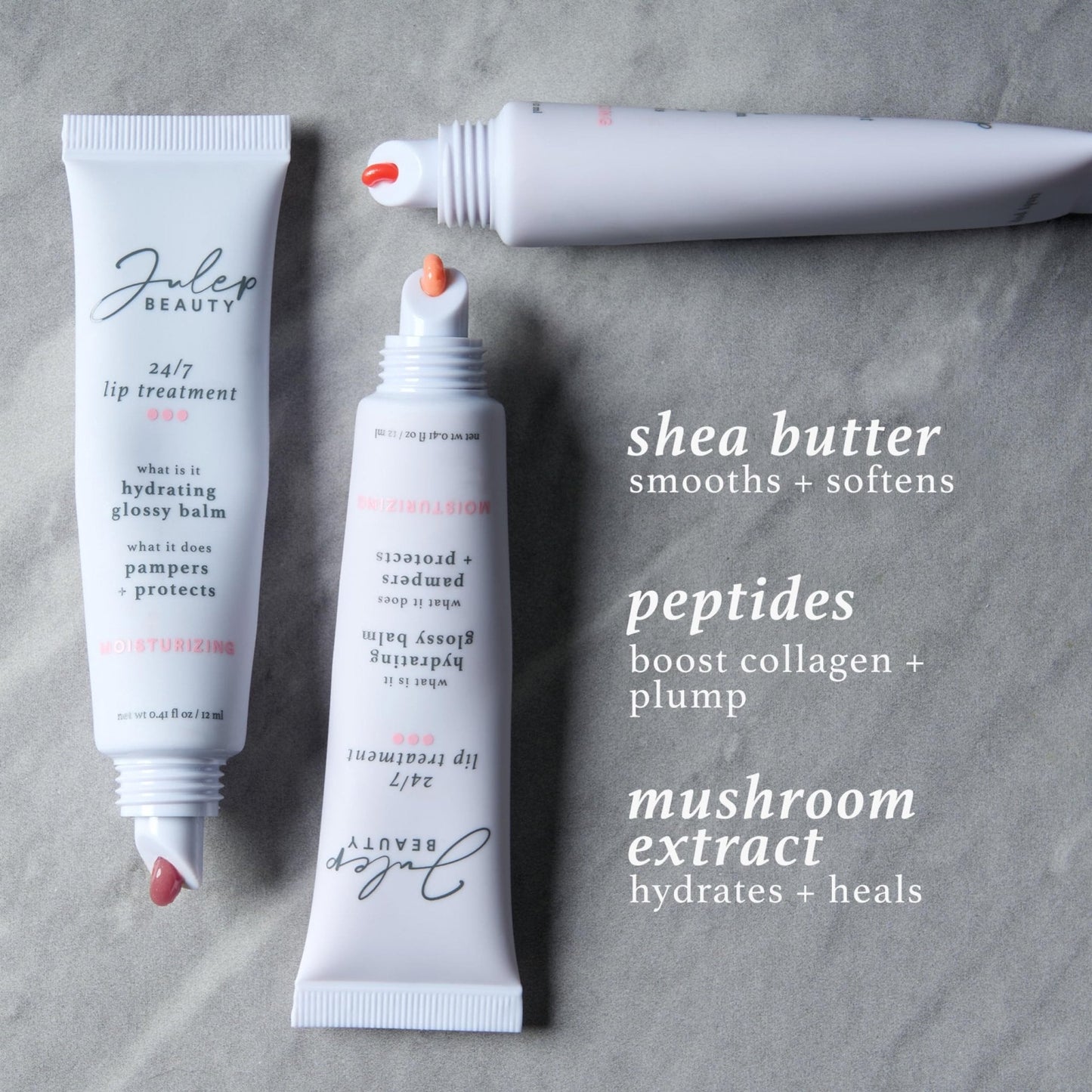 Julep 24/7 Lip Treatment – Hydrating & Glossy Lip Balm and Lip Sleeping Mask with Shea Butter – Moisturize - Maple Wellness Supplements