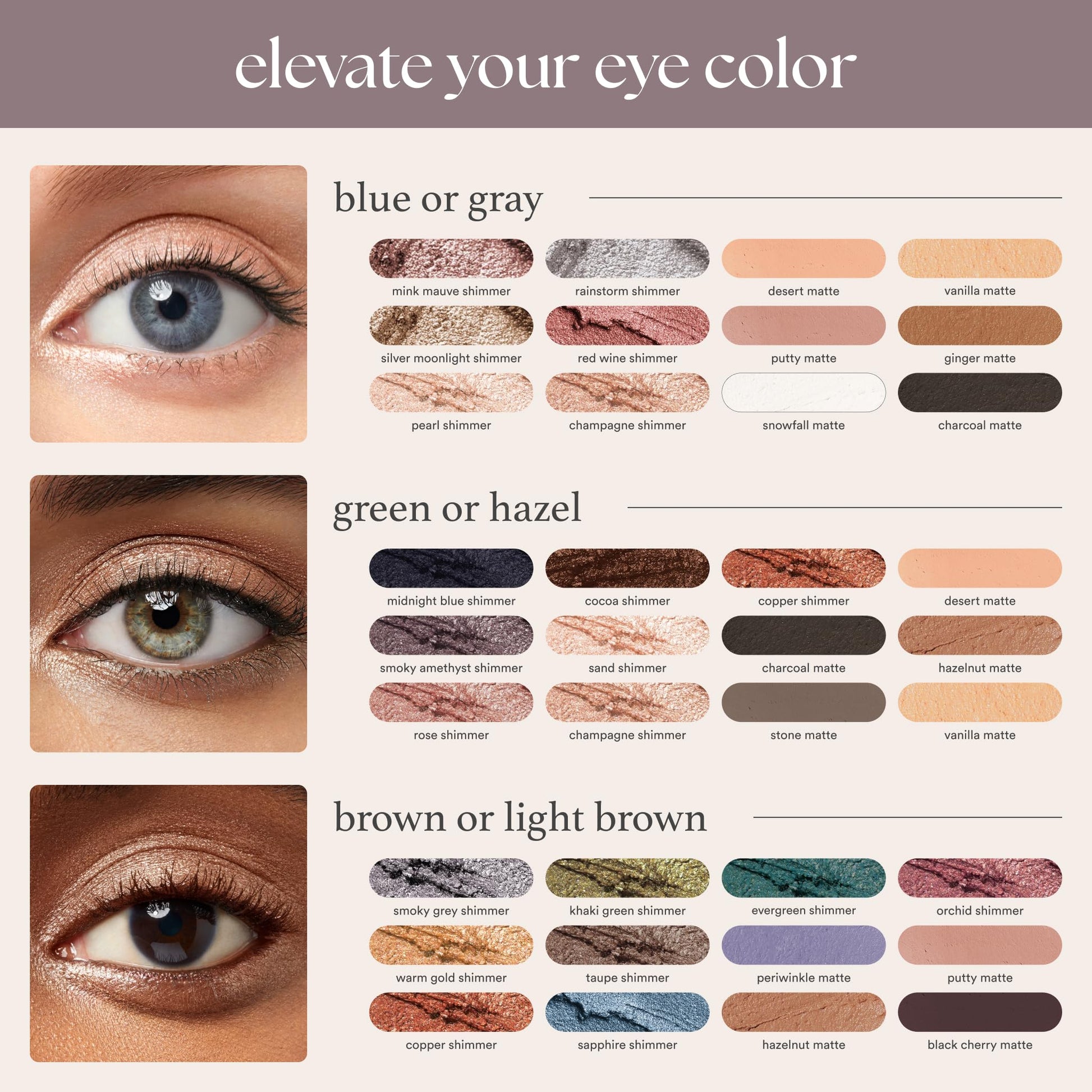 Julep Eyeshadow 101 Cream-to-Powder Waterproof Shadow Stick – Sand Shimmer – Long-Lasting, Crease-Proof, Champagne Toned Shimmer Cream Eyeshadow with Built-in Smudger - Maple Wellness Supplements