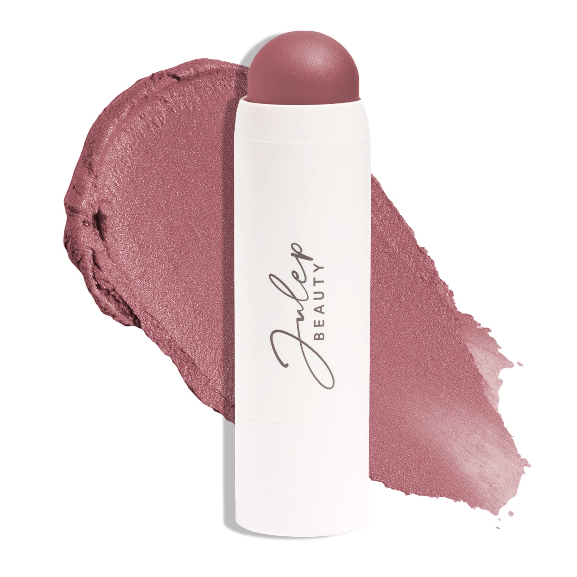 Julep Skip The Brush Cream to Powder Blush Stick - Muted Mauve - Blendable and Buildable Color - 2-in-1 Blush and Lip Makeup Stick - Maple Wellness Supplements