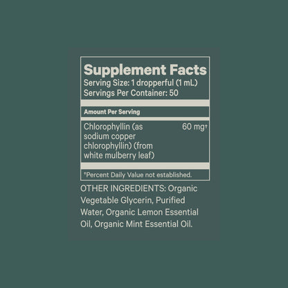 Juna Detox Chlorophyll Drops — Daily Wellness & Detox Support | Lemon Mint Spa Water Taste | Supports Cellular Health, Cleanse - Maple Wellness Supplements