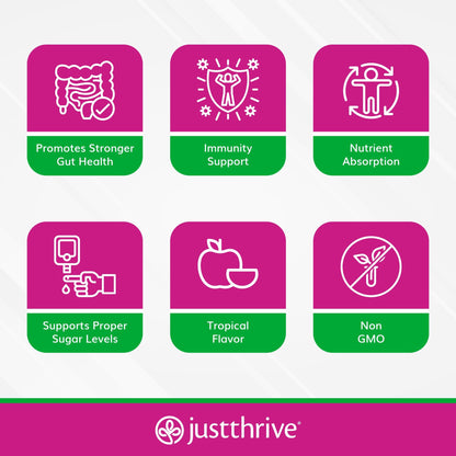 Just Thrive PREbiotic Powder - Digestive and Immune Support Supplement, 150 g - Maple Wellness Supplements