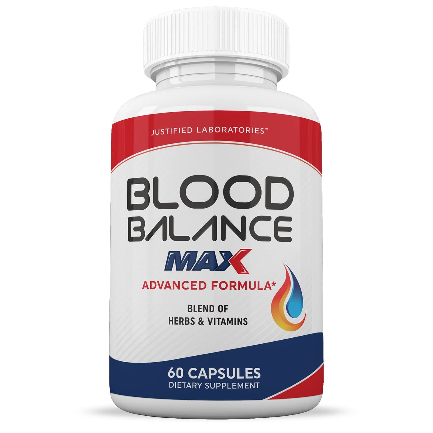 Justified Laboratories (3 Pack) Blood Balance Max 1295MG Supplement Pills 180 Capsules - Maple Wellness Supplements