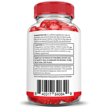Justified Laboratories (5 Pack) Vital Pump XL Extreme 2000MG Performance Gummies Vital PumpXL Advanced Formula Formulated with Beet Juice ACV Pomegranate Powder B12 Vegan Non GMO 300 Gummys - Maple Wellness Supplements