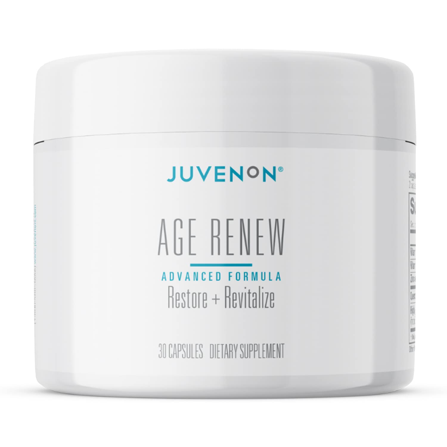 Juvenon AgeRenew Beta Glucan Anti Aging Immunity Support Supplement, Beta Glucan with Zinc Quercetin for Immune Defense Boost - Maple Wellness Supplements
