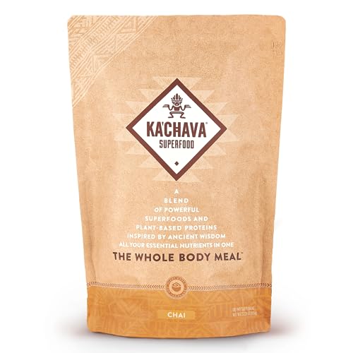 Ka’Chava All-In-One Nutrition Shake Blend, Chai, 85+ Superfoods, Nutrients & Plant-Based - Maple Wellness Supplements