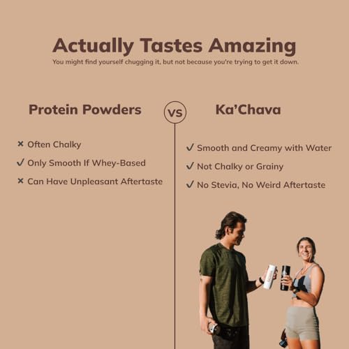 Ka’Chava All-In-One Nutrition Shake Blend, Chocolate, 85+ Superfoods, Nutrients & Plant - Maple Wellness Supplements