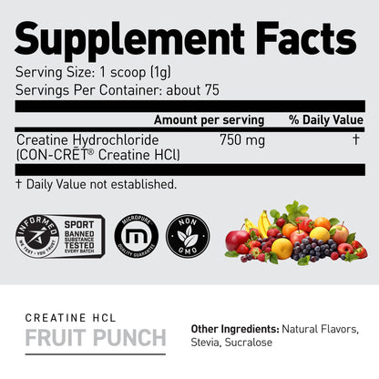 Kaged Creatine HCl Powder | 7X Concentrated vs Mono | Muscle Building & Recovery | High Absorption | No Bloating | Creatine for Men & Women - Maple Wellness Supplements