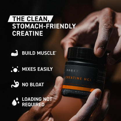 Kaged Creatine HCl Powder | 7X Concentrated vs Mono | Muscle Building & Recovery | High Absorption | No Bloating | Creatine for Men & Women - Maple Wellness Supplements
