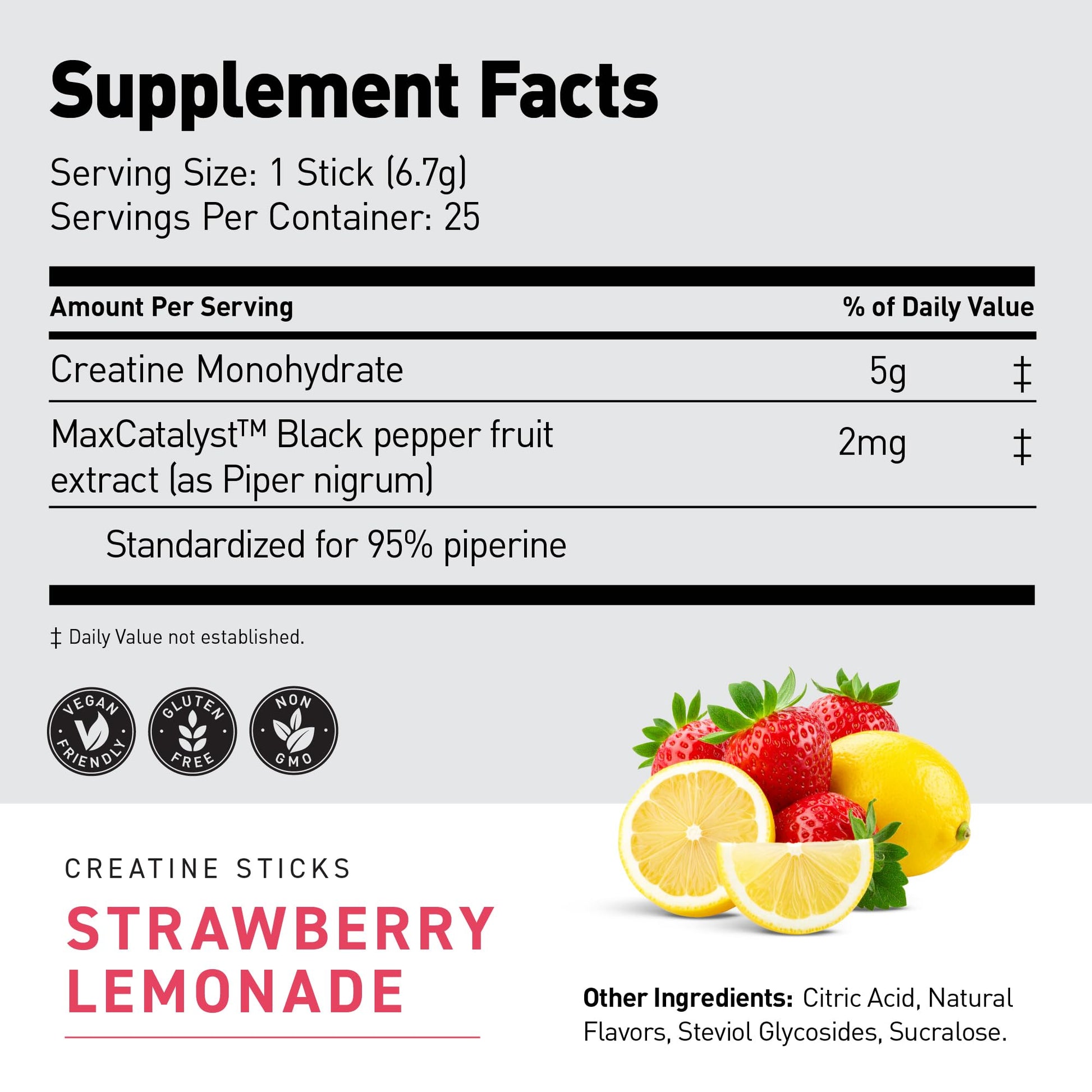 Kaged Creatine Monohydrate + Max Absorption Technology | Micronized Powder Stick Packs | Strawberry Lemonade | Muscle Building & Recovery | Brain Health - Maple Wellness Supplements