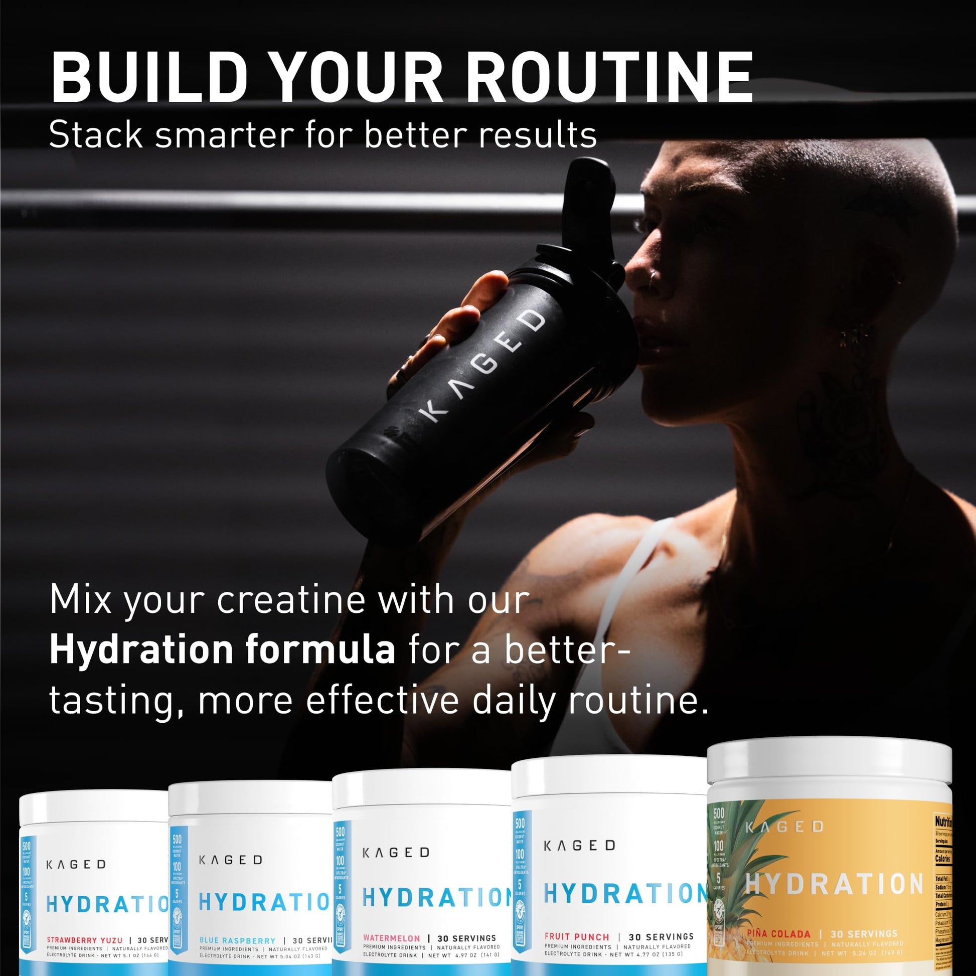 Kaged Creatine Monohydrate Micronized Powder | Unflavored | Muscle Building & Recovery | 5000 mg Per Serving | Vegan, Gluten Free, Easily Digestible - Maple Wellness Supplements