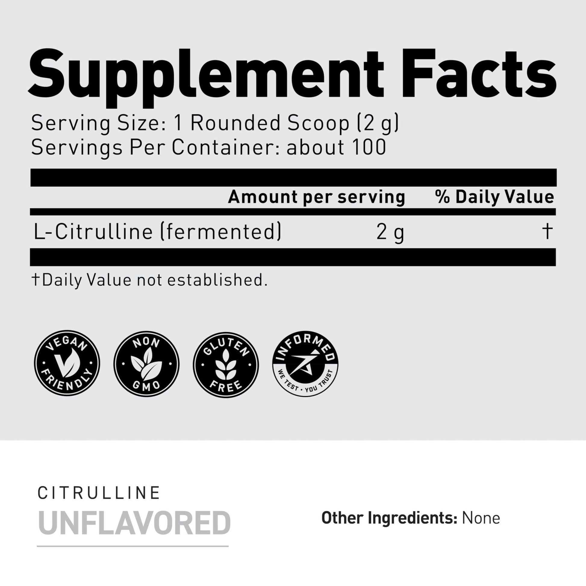 Kaged L-Citrulline Powder | Unflavored | Enhanced Pumps | Improve Muscle Vascularity | Nitric Oxide Booster | Supplements for Men & Women | 100 Servings - Maple Wellness Supplements