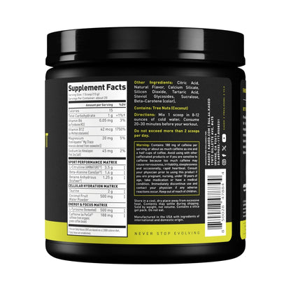 Kaged Sport Pre Workout Powder for Men & Women, Mango Lime, Sport Certified, 188mg Caffeine, Nitric Oxide Supplement, Beta Alanine for Energy, Weightlifting - Maple Wellness Supplements