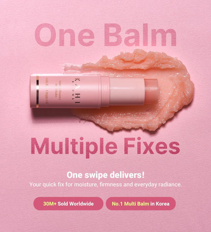 KAHI Wrinkle Bounce Multi Balm Stick | PDRN Collagen Wrinkle Stick | Korean Skin Care |All-in-One Hydrating Lip Balm Eye Cream Neck Cream Make Up Base & Face Mist Moisture Balm - Maple Wellness Supplements