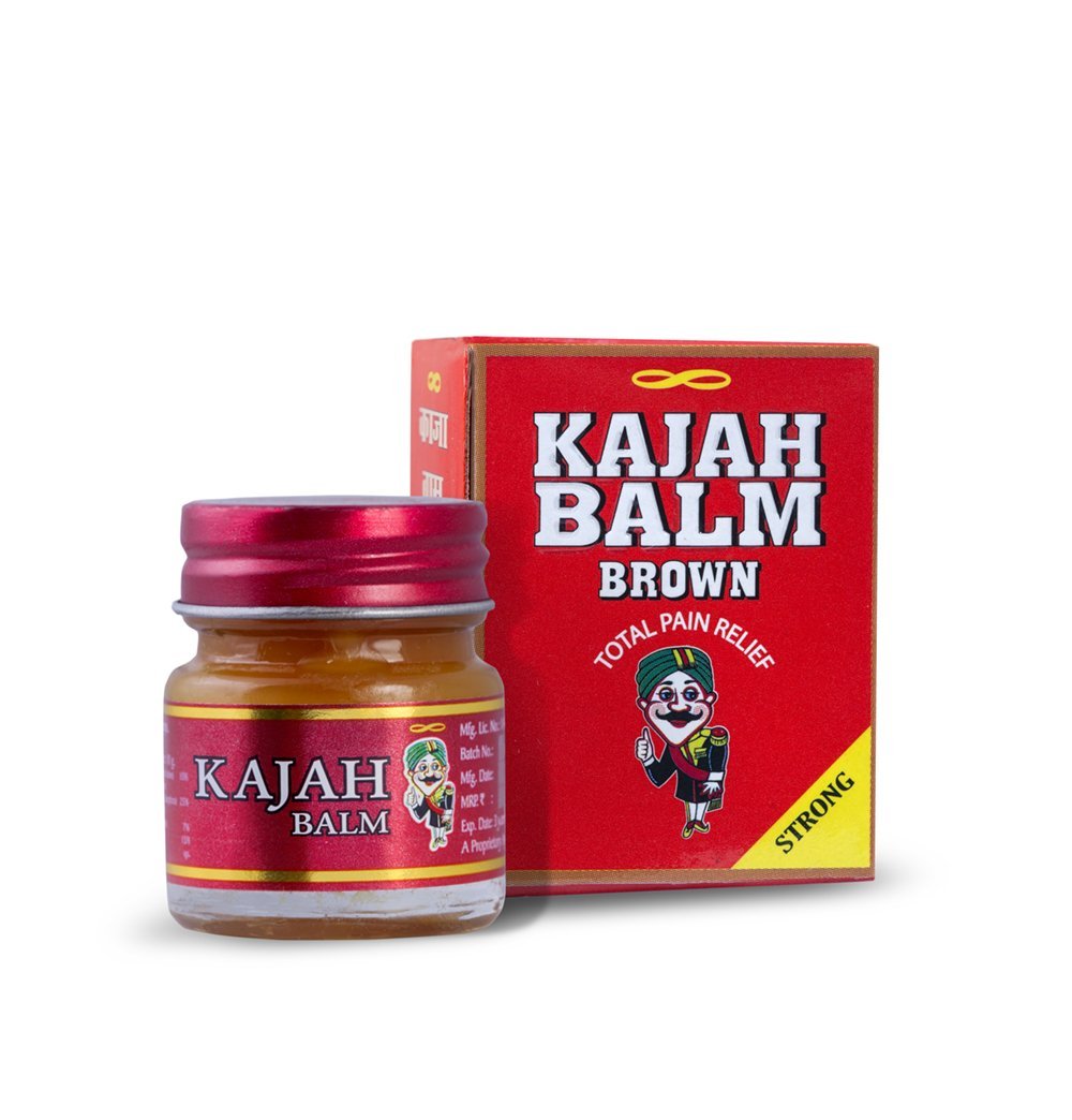 Kajah Brown Balm 10Gms (Pack of 5) - Maple Wellness Supplements