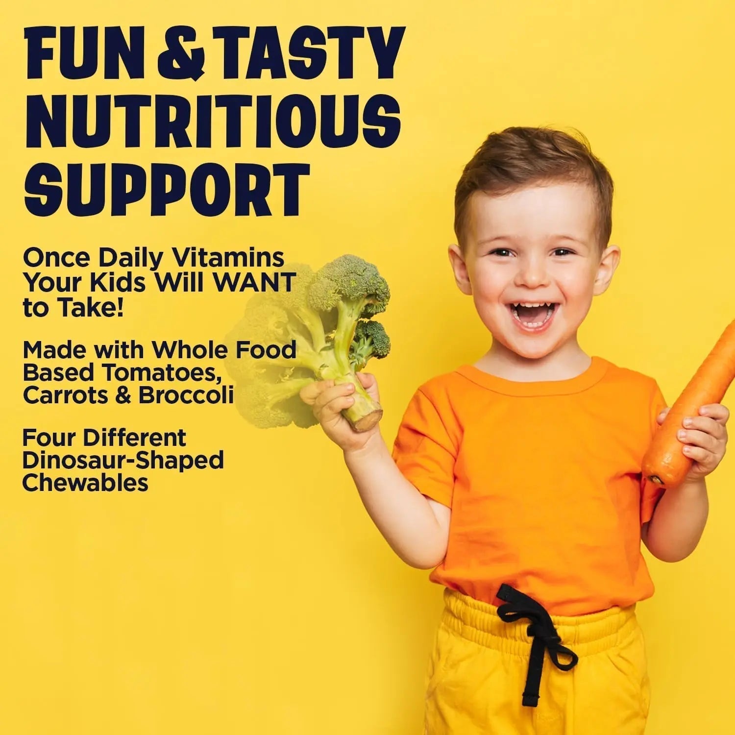 KAL MultiSaurus Kids Chewable Multivitamins, 11 Essential Vitamins and Minerals for Kids, Mixed Berry Flavor, Gluten and Preservative Free - Maple Wellness Supplements