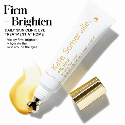 Kate Somerville Retinol Firming Eye Cream – Clinic-Grade Anti-Aging Treatment Proven to Firm, Brighten and Smooth Lines & Wrinkles, 0.5 Fl Oz - Maple Wellness Supplements