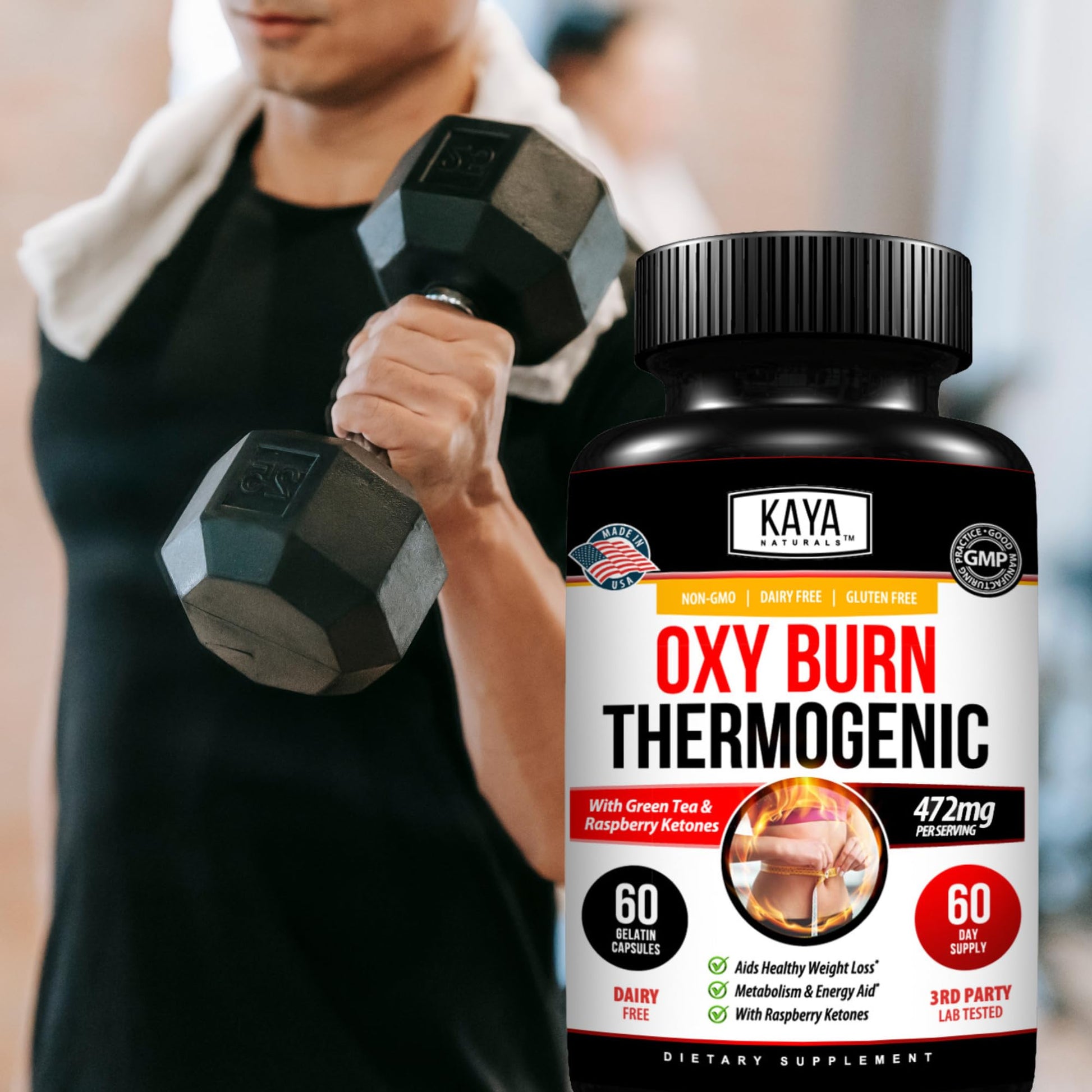 Kaya Naturals Supreme Fat Burner - Weight Loss Pills Women & Men - Appetite Suppressant Supplement - Powerful Thermogenic Diet Pills - Maple Wellness Supplements