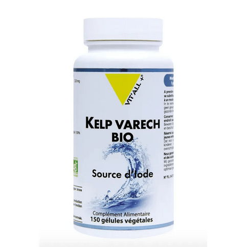 Kelp Varech Fucus BIO Source naturelle Iode 150 gélules VIT'ALL+ - Maple Wellness Supplements