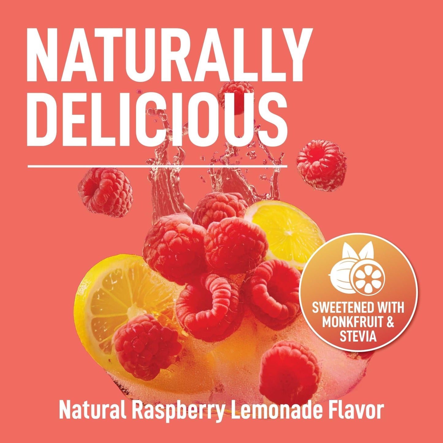 Keppi Electrolytes Powder – Raspberry Lemonade Flavor 50 Servings – No Sugar Hydration Supplement with Magnesium, Potassium, Sodium – Keto, Vegan - Maple Wellness Supplements