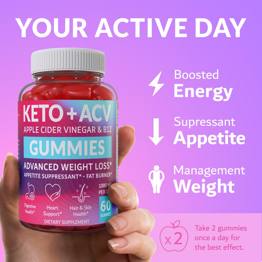 Keto ACV Gummies Advanced Weight Loss - Made in USA Tasty ACV Keto Gummies - Maple Wellness Supplements