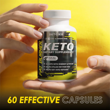 Keto Pills - 60 Ketogenic Diet Support Capsules - Keto Weight Management - Increase - Maple Wellness Supplements