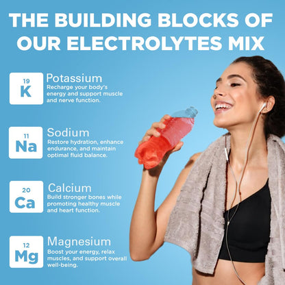 Keto Vitals Keto Electrolytes Powder | Keto-Friendly Electrolytes with Potassium, Magnesium, Sodium, Calcium | Electrolytes Sugar Free | Supplement Energy Drink Mix - Maple Wellness Supplements