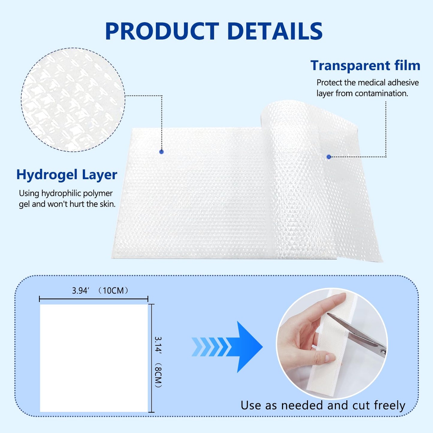 KIbabyDI Professional Lidocaine Pain Relief Patches - 20 Count | 4% Medicated Gel Patches for Targeted Joint & Muscle Comfort | Long-Lasting 12-Hour Relief, Ultra-Flexible Design -lb265 - Maple Wellness Supplements