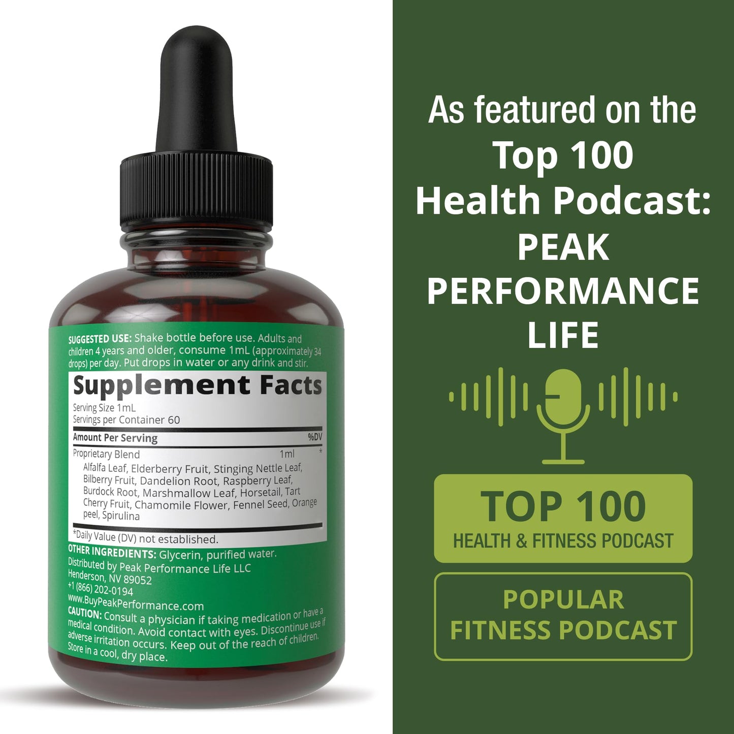 Kids Vitamins from Herbs. Liquid Kids Herbal Multivitamin. No Bitter Taste. Sugar Free 14-in-1 Vegan Supplement Drops for Toddlers, Children, Teens. Mixed in Water They Won't Even Taste It - Maple Wellness Supplements