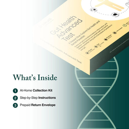 KiHealth – Gut Health Advanced Test – Comprehensive Stool Test for Microbiome, Digestion, & Inflammation – at-Home Kit - Maple Wellness Supplements
