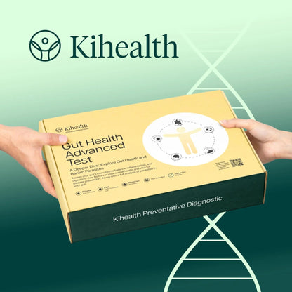 KiHealth – Gut Health Advanced Test – Comprehensive Stool Test for Microbiome, Digestion, & Inflammation – at-Home Kit - Maple Wellness Supplements