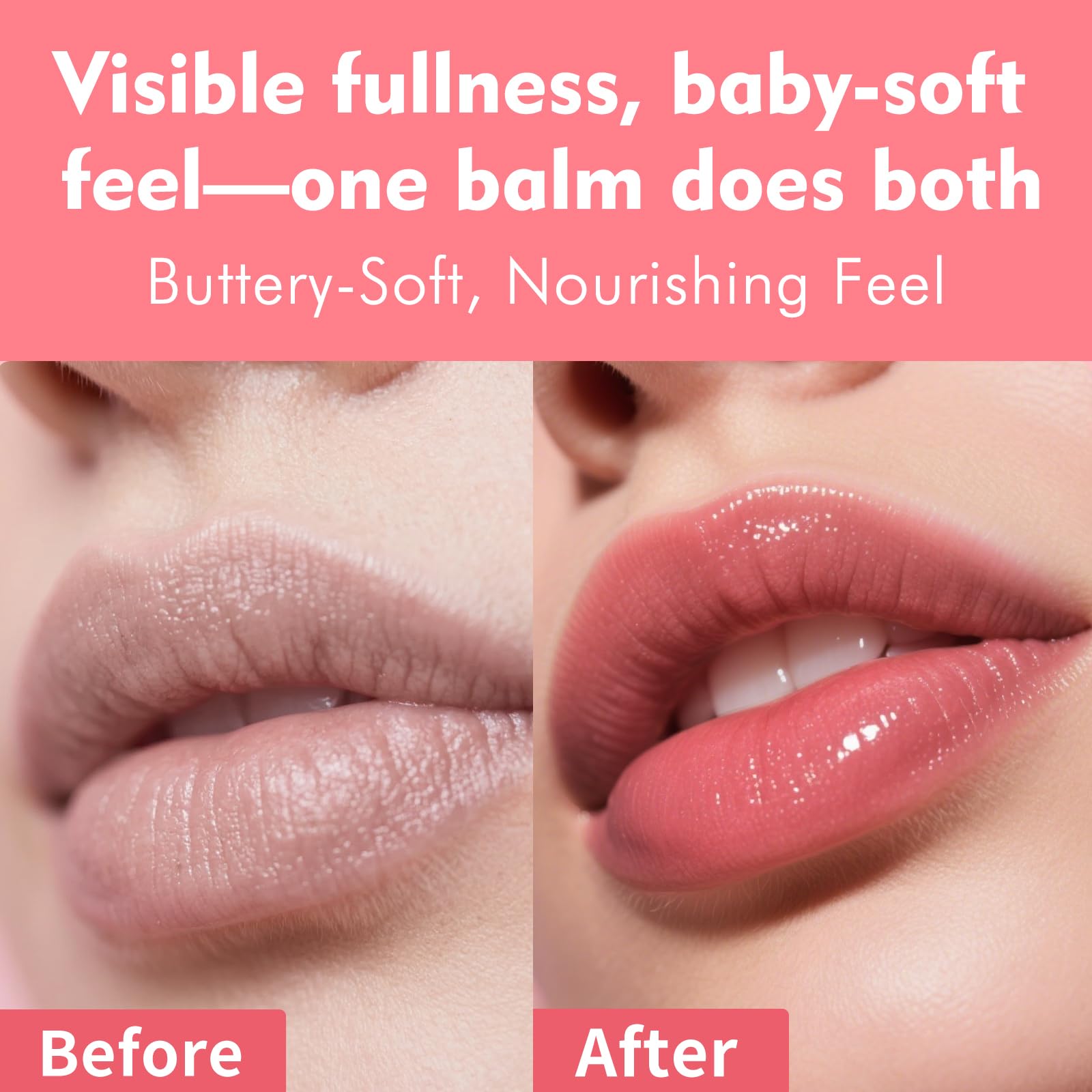 KIMUSE 6 Pcs Tinted Lip Butter Hydration Balm Set, 6 Flavored Shades Hydrating Plumping Gloss with Hyaluronic Acid & Vitamin E, Sheer Tint, Non-Sticky | Vegan Lip Care Makeup for Dry Lips & Daily - Maple Wellness Supplements