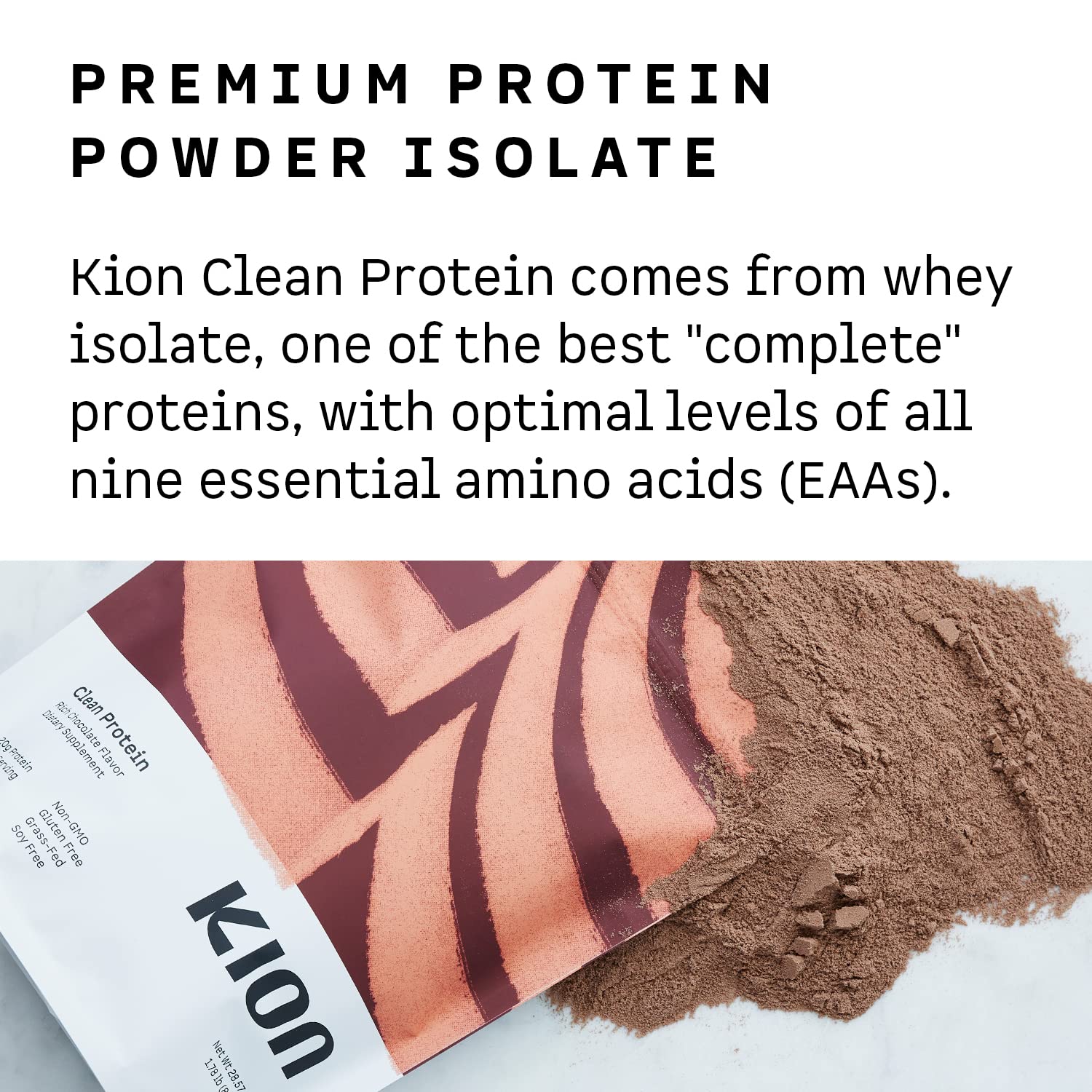 Kion Clean Protein | Grass-Fed & Pasture-Raised Whey Isolate Protein Powder - Maple Wellness Supplements