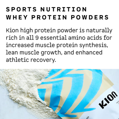 Kion Clean Protein | Grass-Fed & Pasture-Raised Whey Isolate Protein Powder - Maple Wellness Supplements