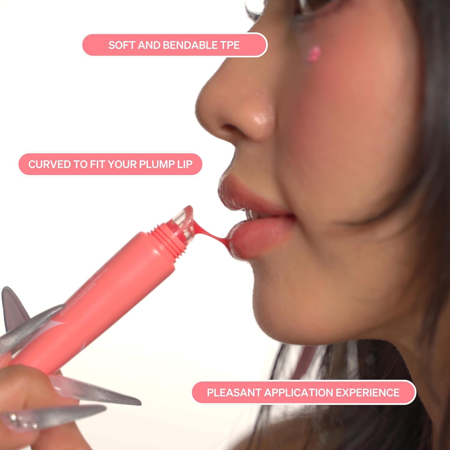 KNEMO LipLock Jelly Serum for Dry Lips, Long-Lasting, Hydrating, Plumping, Glossy Mask - Maple Wellness Supplements