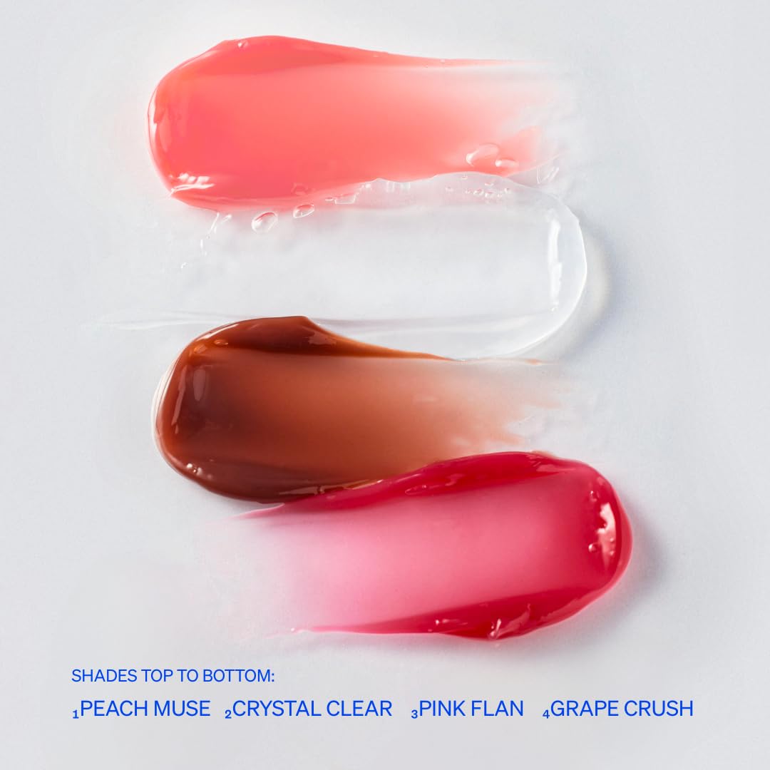 KNEMO LipLock Jelly Serum for Dry Lips, Long-Lasting, Hydrating, Plumping, Glossy Mask with Rose PDRN, Carrot Collagen, Pillow Peptide, Moisturizing Tinted Lip Balm. (Crystal Clear) - Maple Wellness Supplements