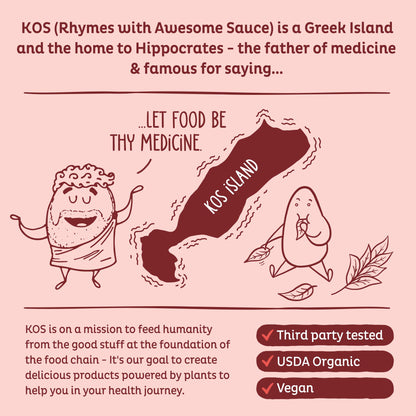 KOS Mushroom Coffee - USDA Certified Organic - Dark Chocolate Mocha Flavor - Mushroom Coffee Latte Powder with Reishi, Cordyceps, Lion's Mane, Chaga & Turkey Tail Mushrooms - Maple Wellness Supplements