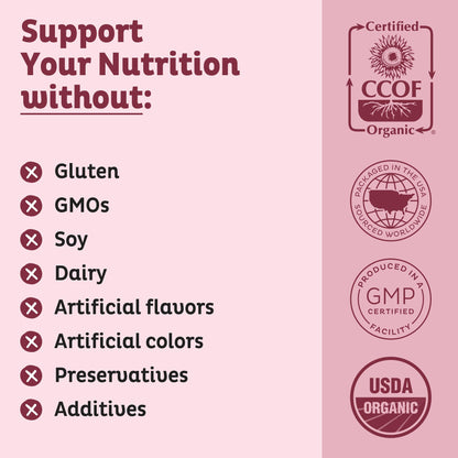 KOS Organic Beet Root Powder, USDA Certified - Superfood Plant Based Beetroot Ingredient for Stamina Increasing, Circulation - Non-GMO, Soy & Gluten-Free, 50 Servings Bag - Maple Wellness Supplements