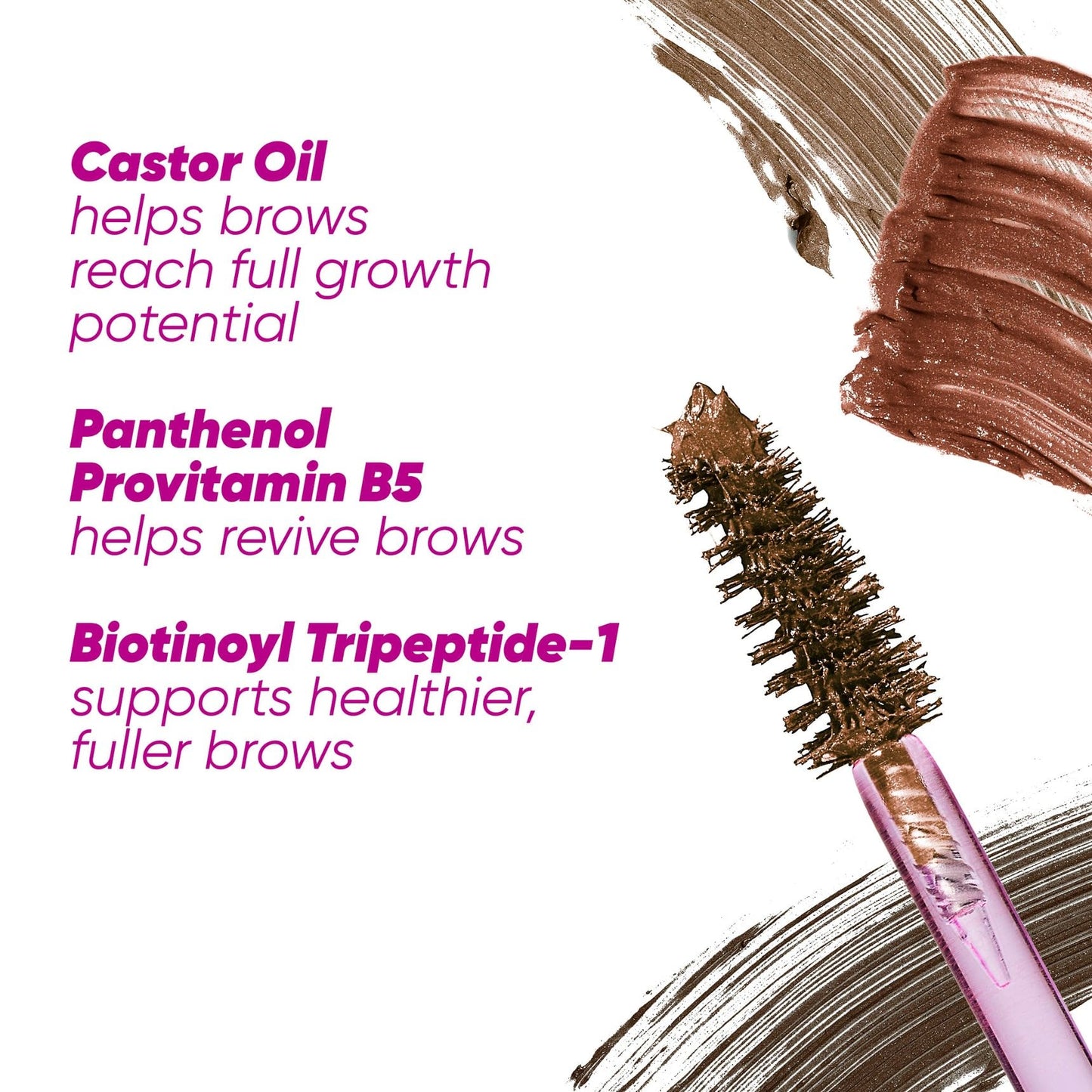Kosas Air Brow Tinted Eyebrow Gel – Volumizing Brow Gel with Flexible Long-Lasting Hold, Medium Brown - Maple Wellness Supplements