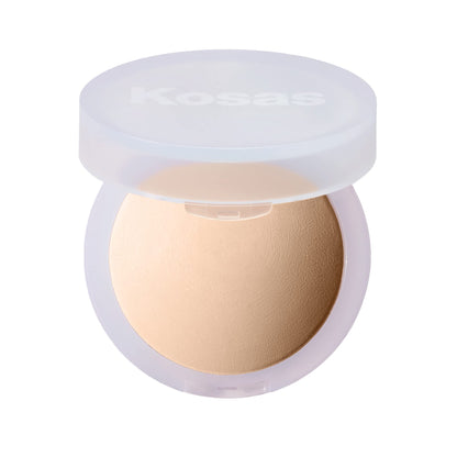 Kosas Cloud Set Baked Setting Powder, Face Powder Makeup for Shine Control, Soft Natural Finish, Clean Beauty Formula, Feathery, Sheer Light Medium - Maple Wellness Supplements