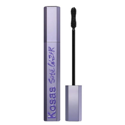 Kosas Soulgazer Lengthening + Lifting Peptide Mascara – Smudge-Proof, Clump-Free Mascara + Lash Serum 2-in-1 for Long, Defined Lashes – Curvilinear Molded Brush, Vegan, Sensitive-Eye Safe - Maple Wellness Supplements