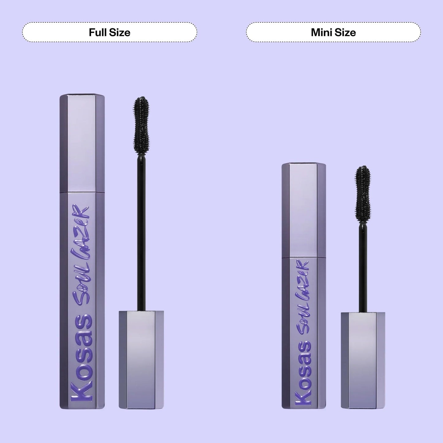 Kosas Soulgazer Lengthening + Lifting Peptide Mascara – Smudge-Proof, Clump-Free Mascara + Lash Serum 2-in-1 for Long, Defined Lashes – Curvilinear Molded Brush, Vegan, Sensitive-Eye Safe - Maple Wellness Supplements