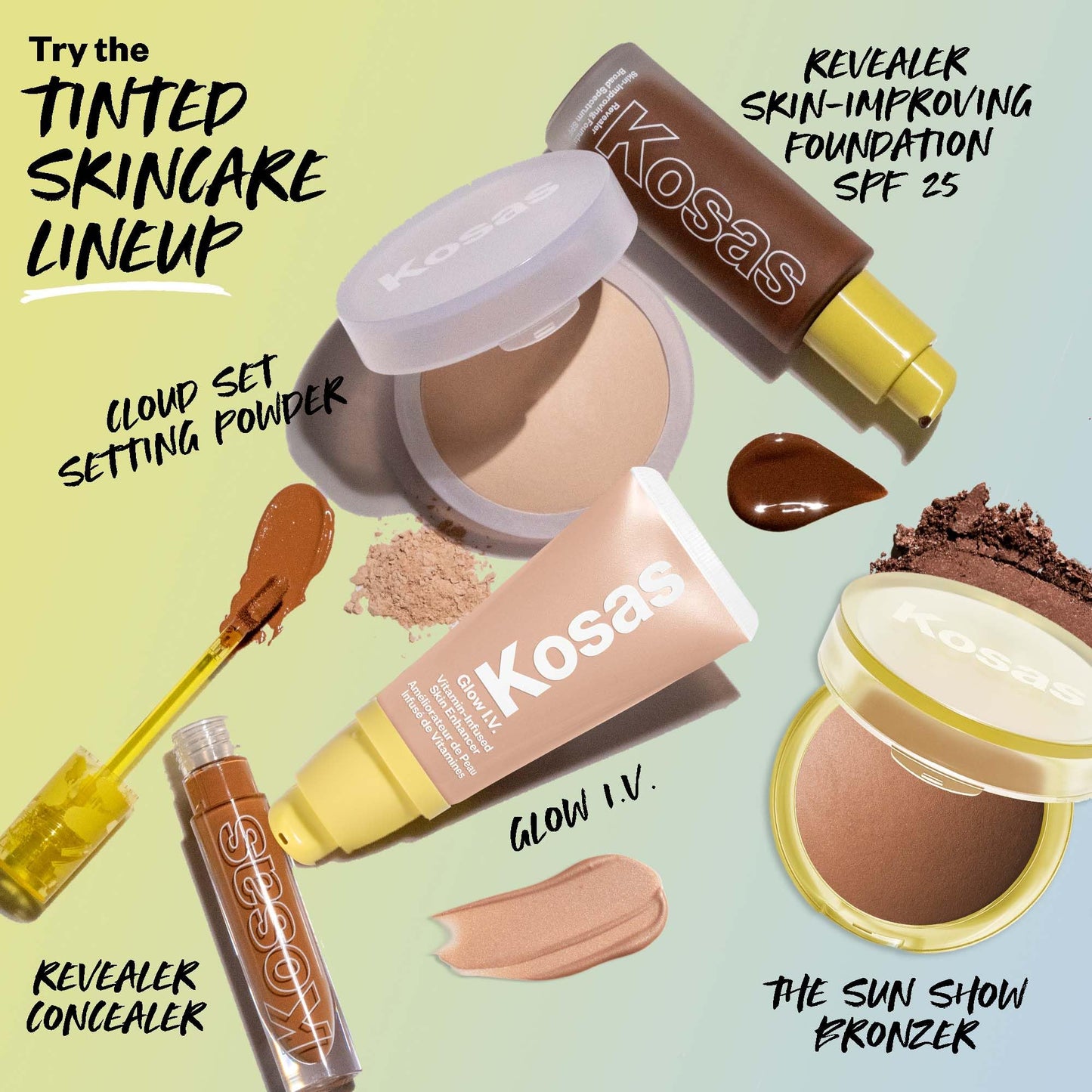 Kosas Sun Show Glowy Warmth Baked Bronzer - Contouring Powder for Cheekbones, Nose & Jawline - Enriched with Concentrated Fatty Acids - Talc-Free, Vegan & Hypoallergenic - Waves - Maple Wellness Supplements